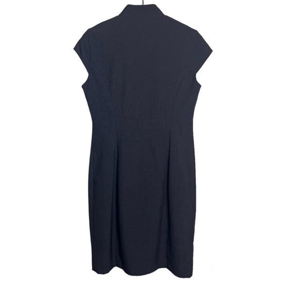 CALVIN KLEIN Wrap Dress with Cap Sleeves - Picture 3 of 16